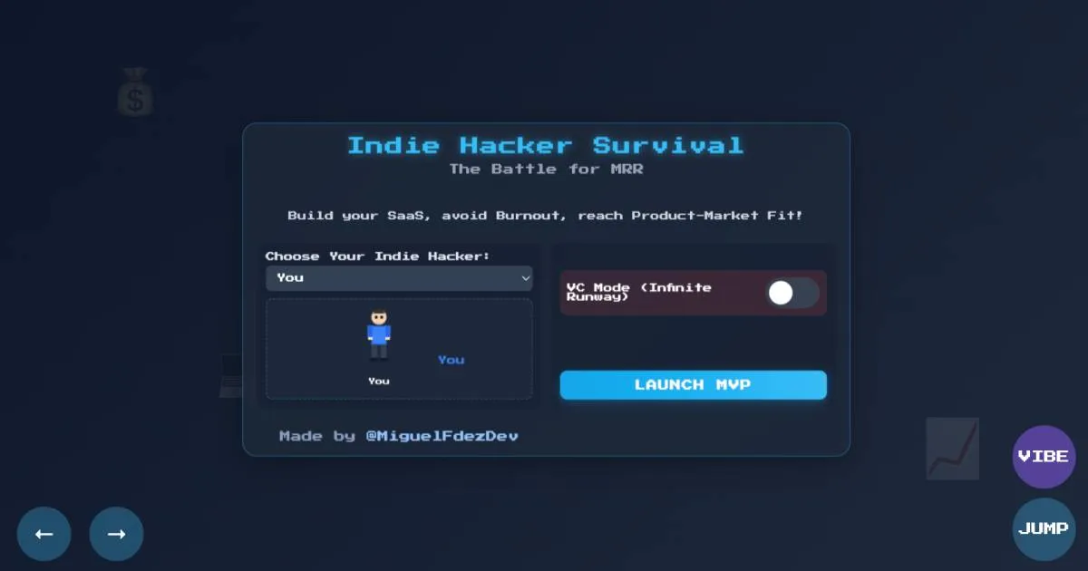 Indie Hacker Game